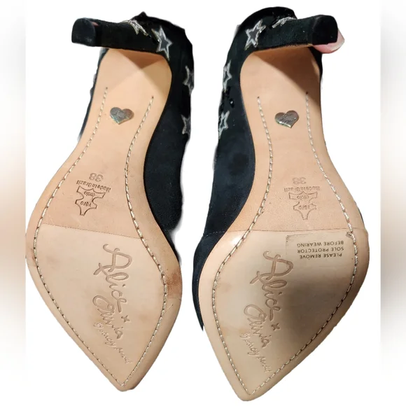 Alice + Olivia Black Star Heels - Picture 3 of 5